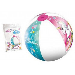 BALLON DE PLAGE LICORNE 50 CM