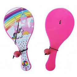 RAQUETTE TAPE BALLE LICORNE 12.5 CM