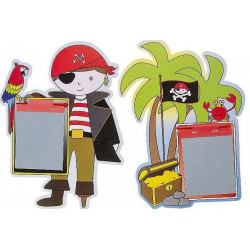 ARDOISE MAGIQUE PIRATE 24*17 CM