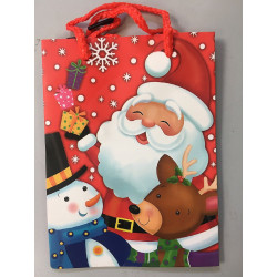 SAC NOEL PAPIER 17*12.5*6 cm