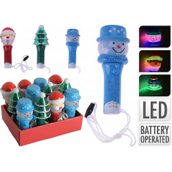 BATON DE NOEL LUMINEUX 13 CM
