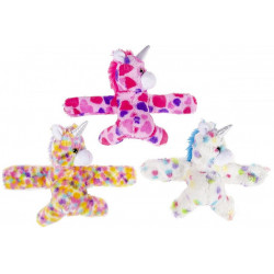 BRACELET CLAP PELUCHE LICORNE