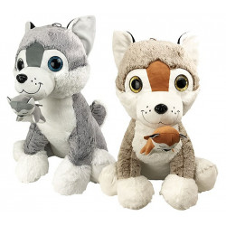 GROSSE PELUCHE HUSKY AVEC...