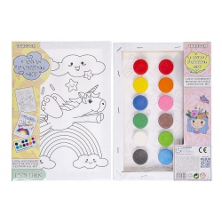 KIT PEINTURE SUR TOILE FILLE