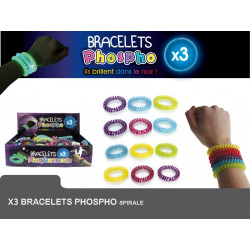 Bracelet Phosphorescent Boite De Nuit, Bracelets Phosphorescents