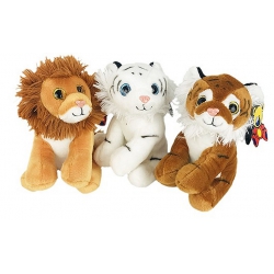 PELUCHE ANIMAUX JUNGLE 20 CM