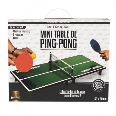 Balle de Tennis de Table lot de 60 Balles de Ping-Pong (Blanc