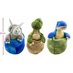 PELUCHE OEUF DINOSAURE 25 CM