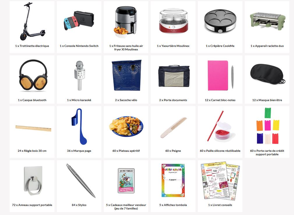 KIT 5 TOMBOLA