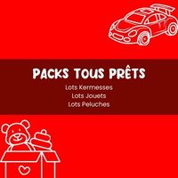 Packs Tous Prêts : kermesse, jouets, peluches 