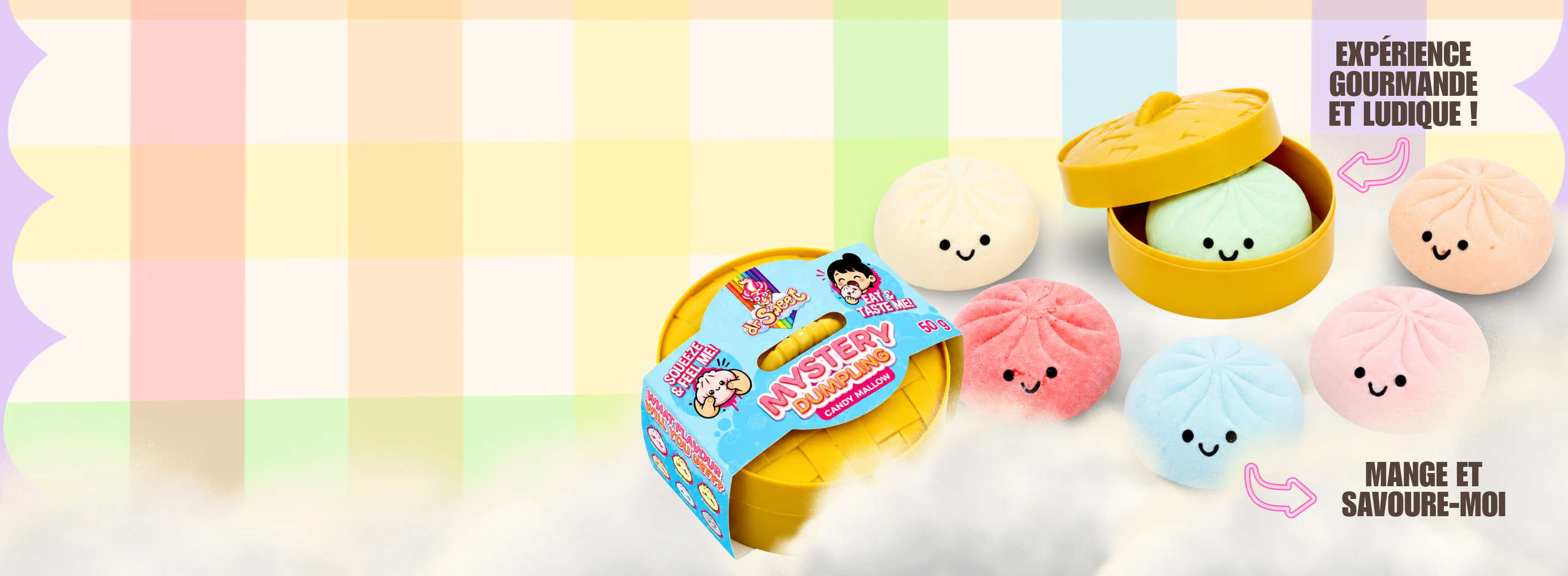 Squishy dumpling à collectionner
